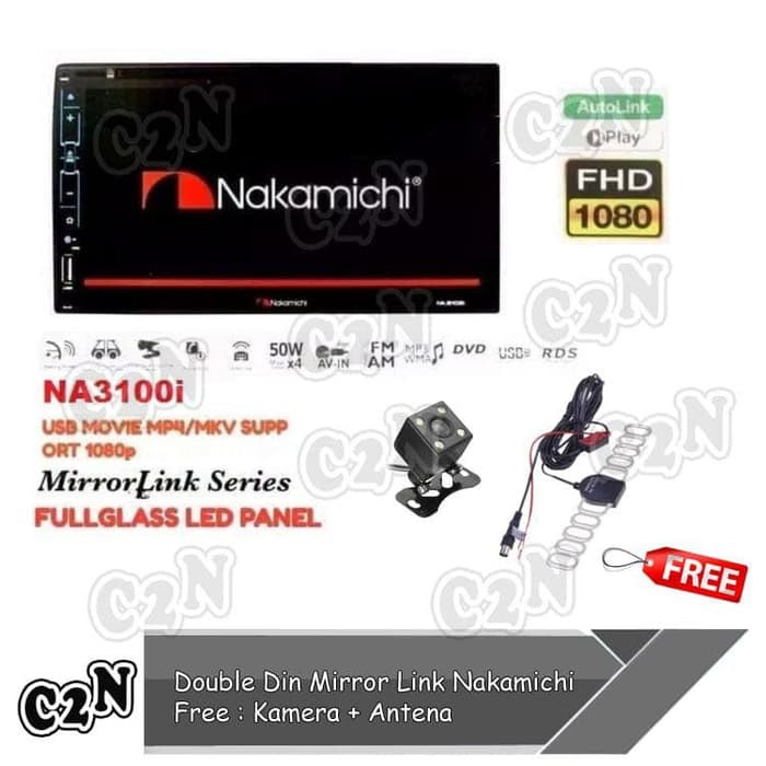 Double Din Mirror Link Nakamichi Apv