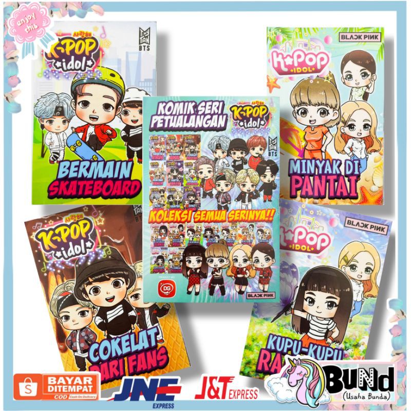 Bund - KOMIK KPOP IDOL / BUKU CERITA K-POP IDOL BTS DAN BLACKPINK / KOMIC SERI KPOP IDOL BUKU CERITA
