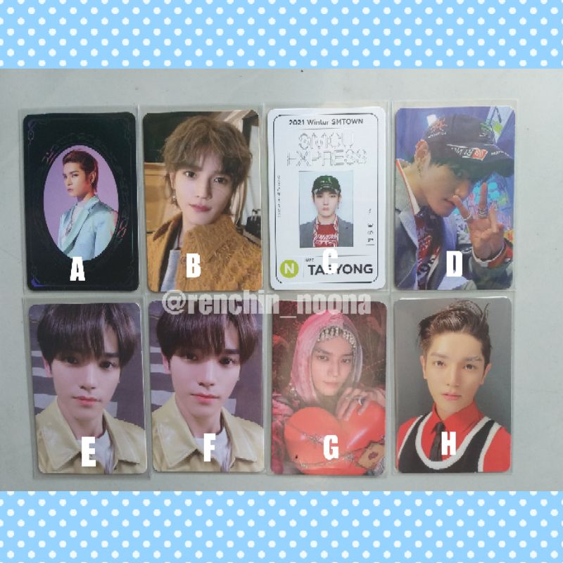 PC TAEYONG [ YB DEPARTURE PASSCARD SMCU NIGHT TIME IDC UNIVERSE TRAGIC CLASSIC]