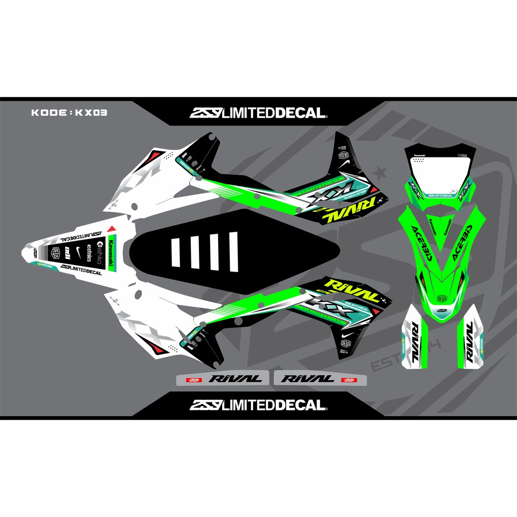 Decal Kawasaki KX 250 F |KX03