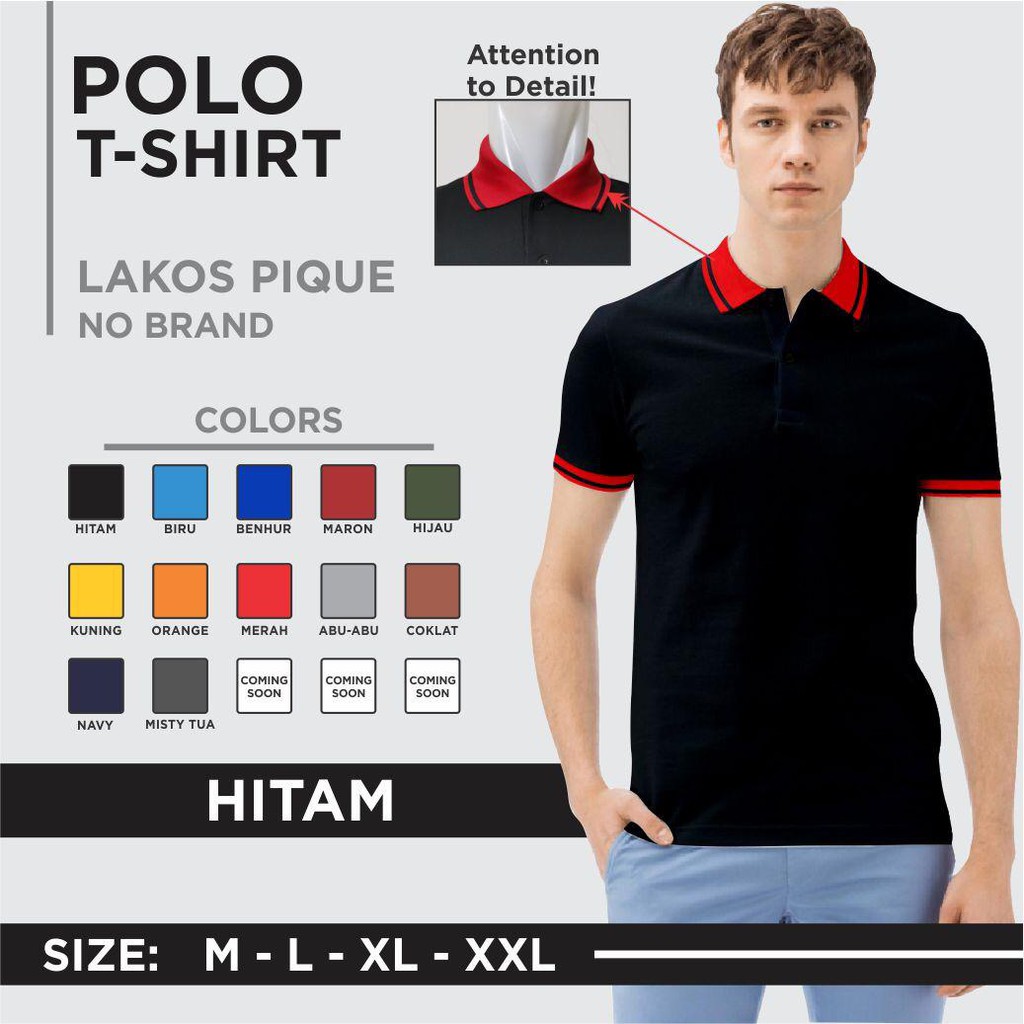Kaos kerah pria dewasa lengan pendek Kaos polo kerah Kaos kerah pria dewasa lengan pendek Kaos polo kerah