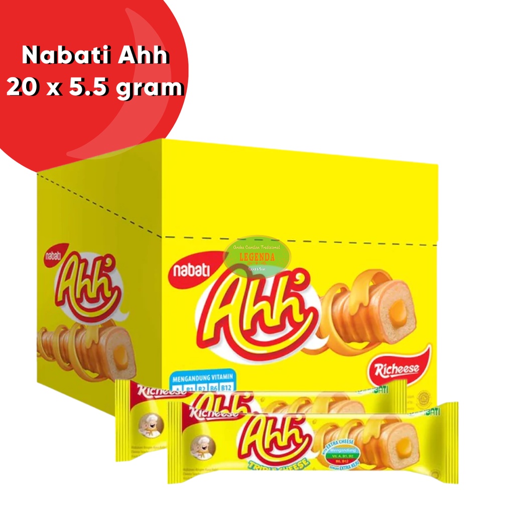 

Nabati Richeese Ahh Keju 1box isi 20pcs