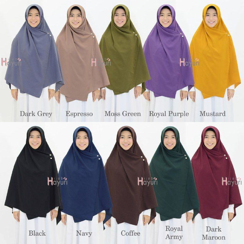 khimar segi empat by hijab hayuri