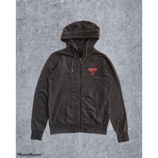 Hoodie Zipper Guess
