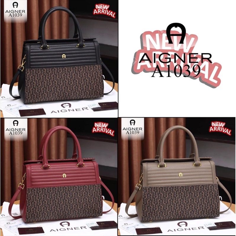 Tas AIGNER Roma Vintage Valois Top Handle Shoulder Bag ( A1039 )