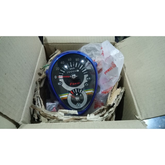 speedometer spido fino thailand fino karbu original yamaha thai blue