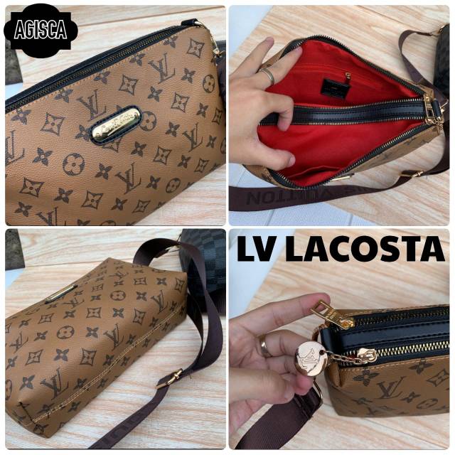 Tas wanita Bag Tas LV Lacosta Tas Selempang