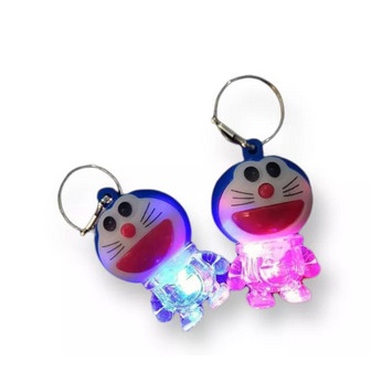 GANTUNGAN KUNCI LED KARAKTER DORAEMON HELLO KITTY DONALD BEBEK MICKEY LAMPU 2 WARNA / KOLEKSI SOVENIR KADO HADIAH ULANG TAHUN