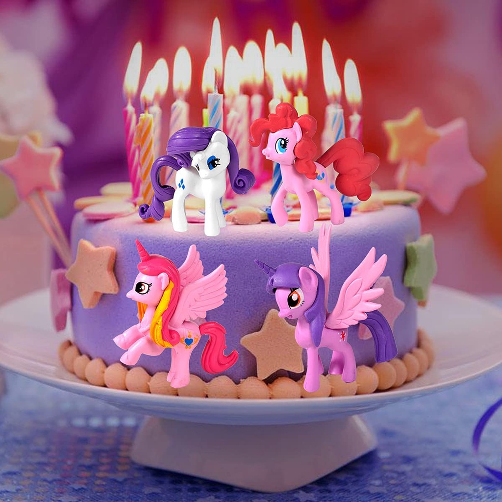 Figure My Little Pony Set isi 13 / Figure Set Kuda Poni Topper kue