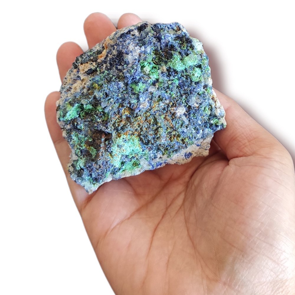 Azzurite Malachite Copper Specimen - Batu Azzurite Malachite 201GR
