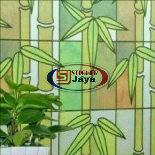 stiker kaca / kaca film / stiker motif / sanblas motif / kaca film jendela