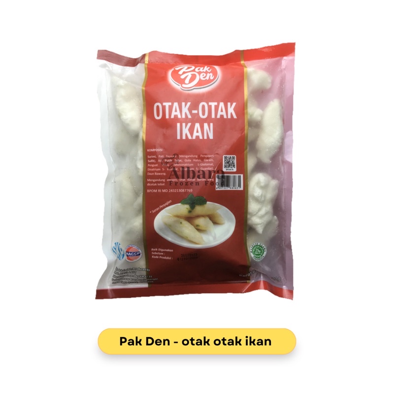 

Pak Den - otak otak ikan 500g