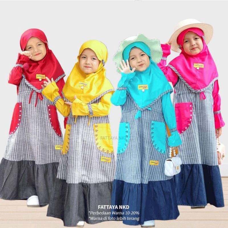 GAMIS ANAK NADIA BY FATTAYA | NADIA BY FATTAYA | GAMIS ANAK BY FATTAYA | SETELAN GAMIS ANAK