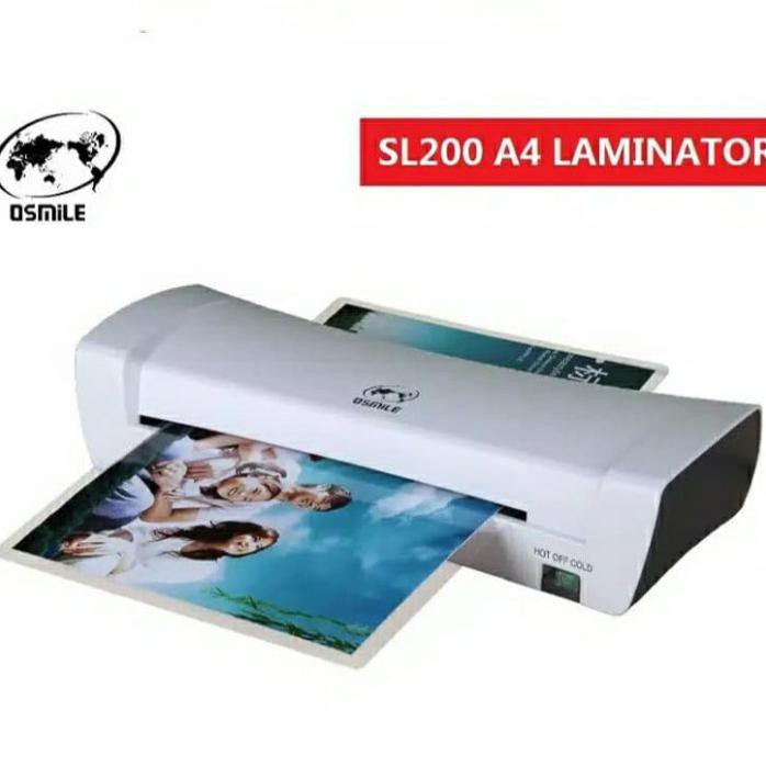 

OSMILE SL200 MESIN LAMINATING PANAS / DINGIN A4 F4 THERMAL LAMINATOR