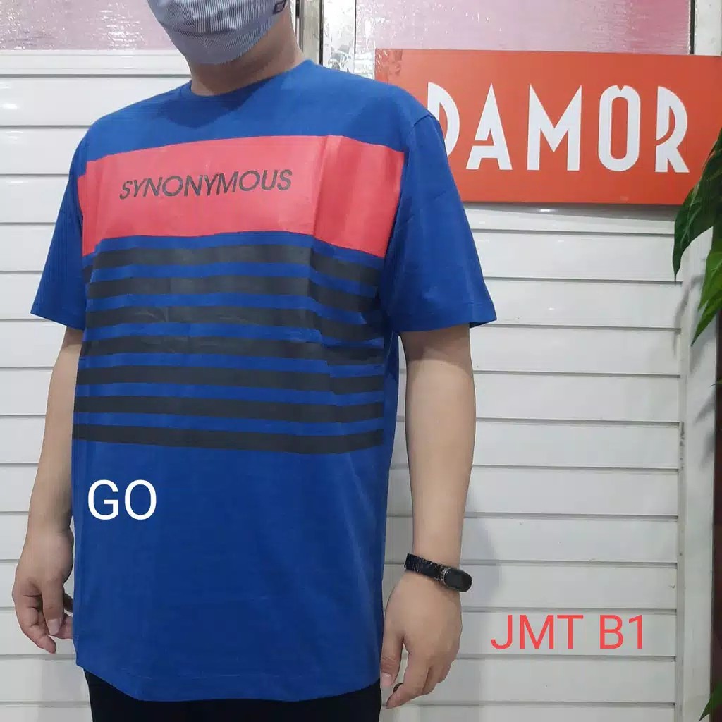 gos B1 DAMOR (CRESSIDA) 3XL Jumbo Extra Size Big Size Misty Kaos Oblong Baju Distro Kaos Dakwah Pria