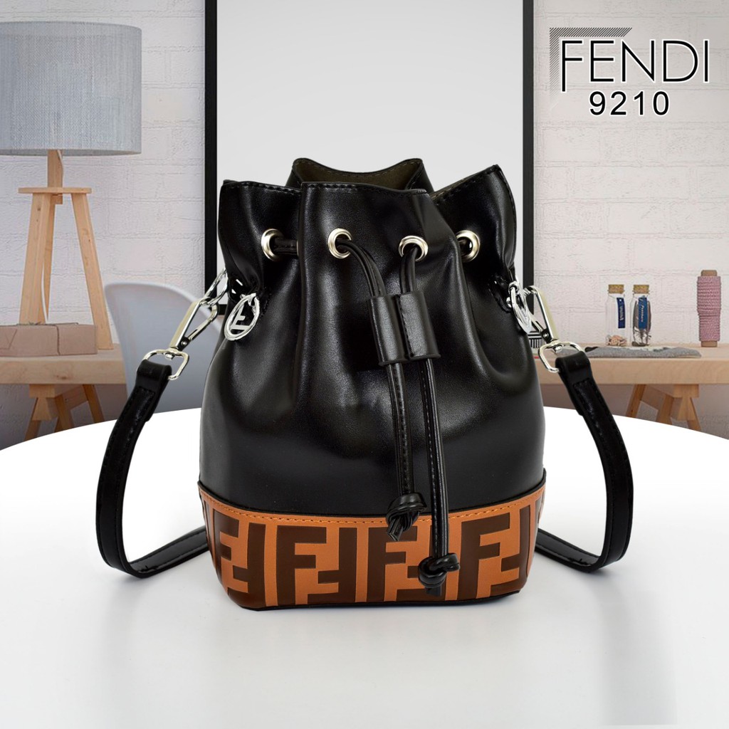 DL   Fendi Small Mon Tresor Bucket Bag  Series # 9210 #