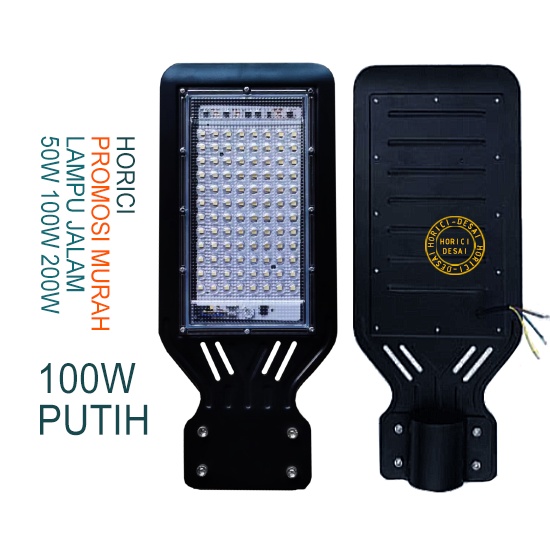 Promosi Murah 50W 100W 200W Lampu Jalan Slim PJU Led SMD Philed Warna Putih dan Warm White