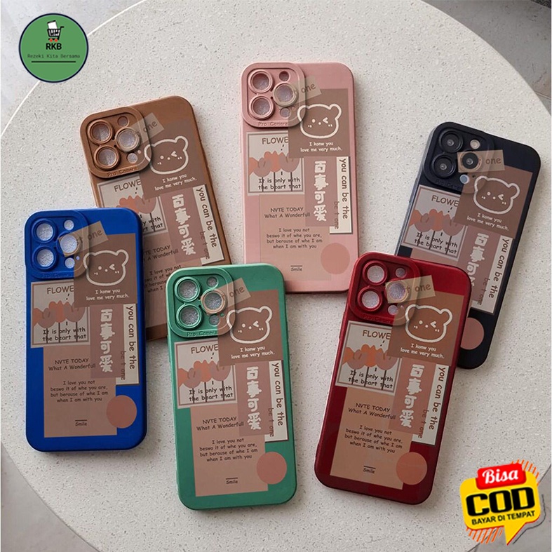 RKB - Softcase Pro Camera BEAR BOBA Samsung J2 Prime Grandprime J7 2016 J6+ J4+ J7 Prime J4 J6 J8 J5