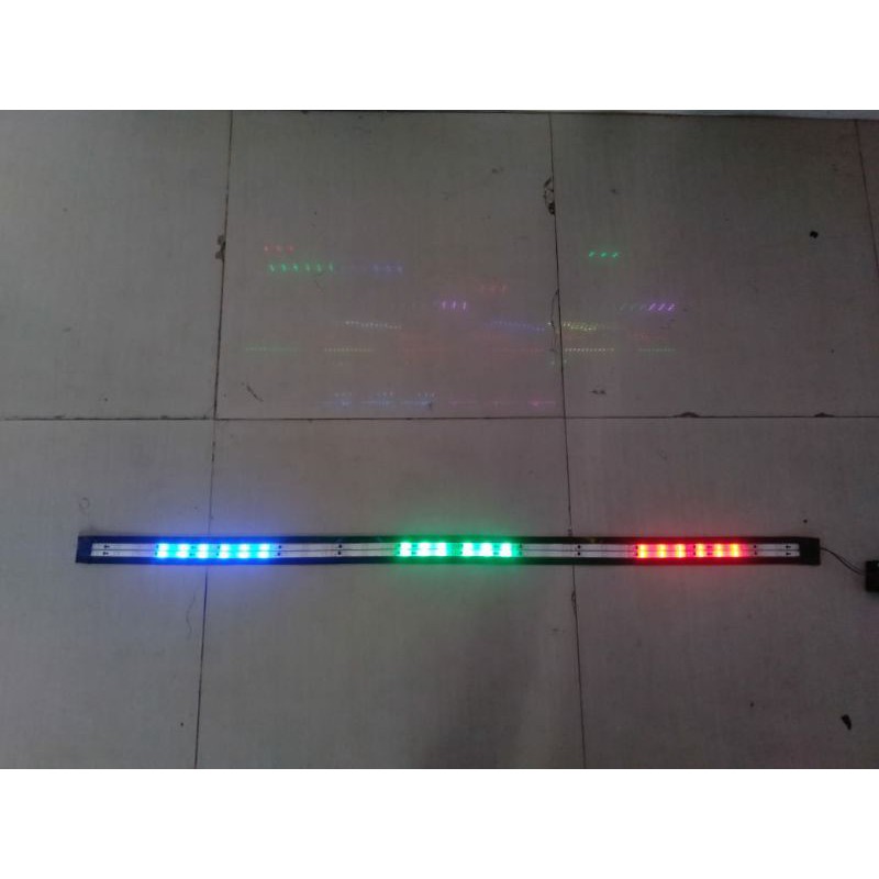 Lampu LED strobo kaca mobil, panjang 120cm