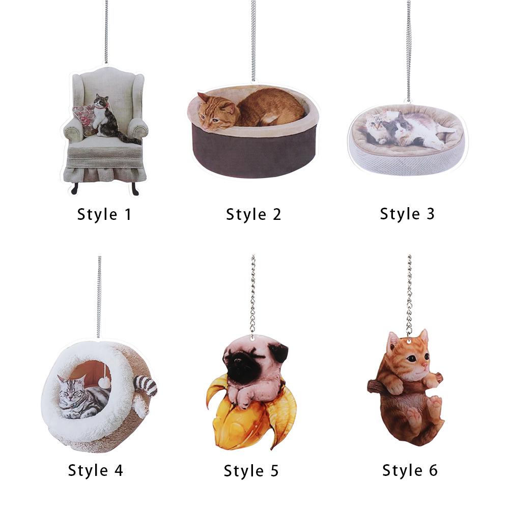 Suyo Liontin Mobil Fashion Lucu Kreatif Kucing Gantungan Kunci