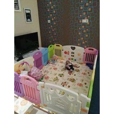 Pagar Bayi Parklon Fence 10+2 WL008 MIX COLOUR  Magic Castle Seperti Coby Haus