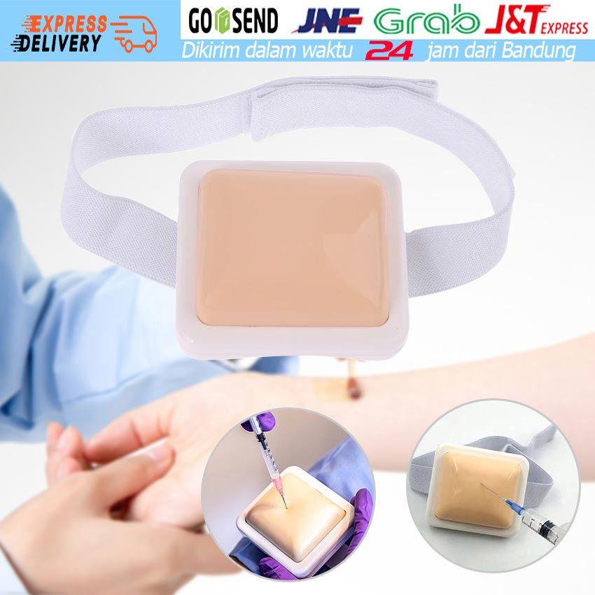 Silicone Injection Pad Injection Training Pad Nurse Medical Phantom Belajar Suntik