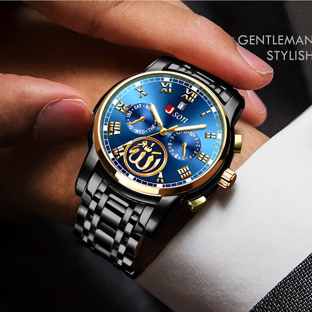 READY STOCK TERLARIS JAM TANGAN PRIA JSON ORIGINAL 100% DESAIN MODEL TERBARU 2022 ANTI AIR BARET