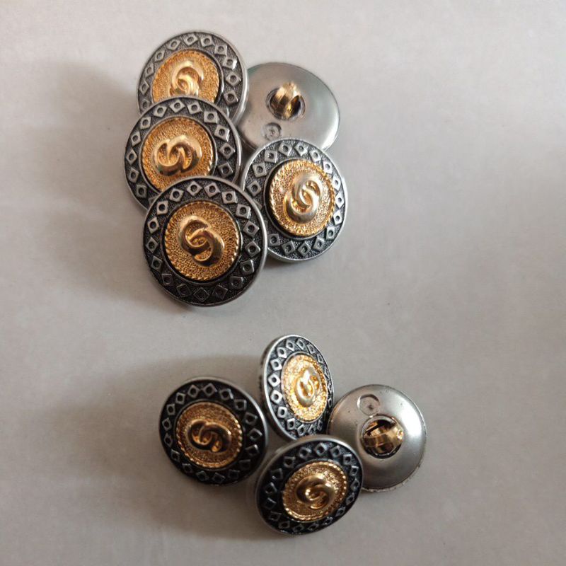 Kancing Baju Hias 15 mm dan 18 mm