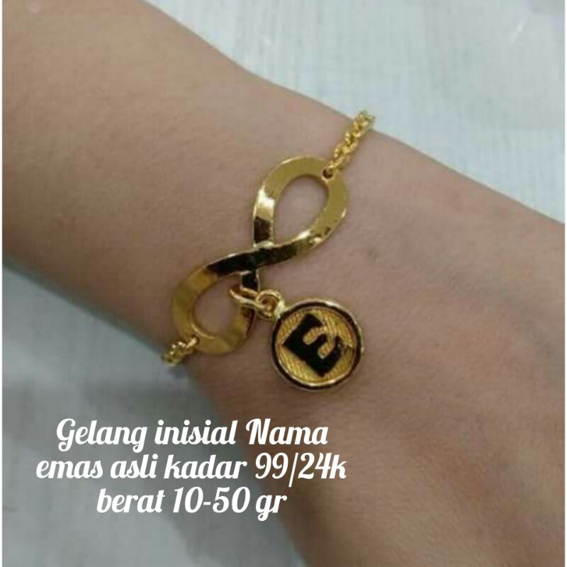 Gelang Emas Asli Kadar 99 24k Model Terbaru Shopee Indonesia