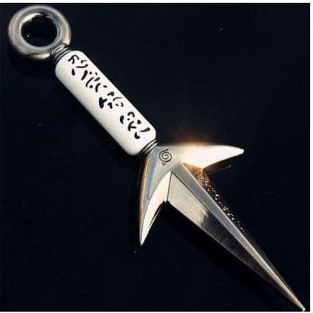 KUNAI NARUTO YONDAIME SENJATA SHINOBI ALLOY IMPORT / KUNAI HOKAGE NARUTO MINATO