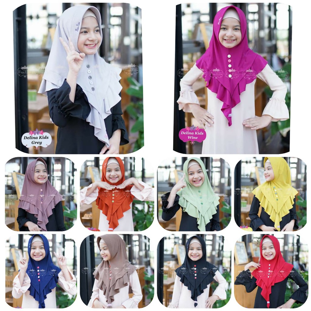 Jilbab Anak DELINA by Lina Livia