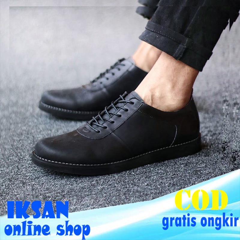 GPLDLOW Sepatu Pria Boot Pendek Original Low Boots Casual - Kulit
