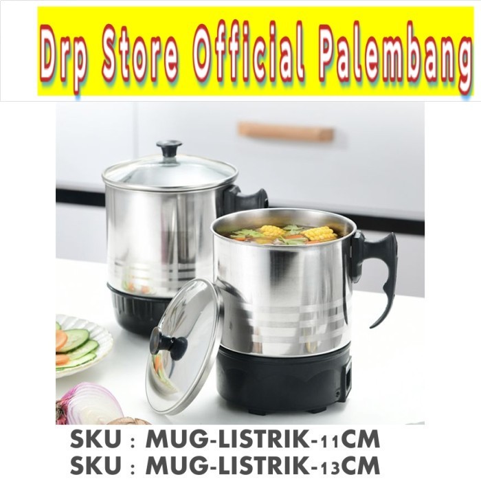 Electric Heating Cup Mug Listrik Gelas Masak/Teko Listrik - 11CM