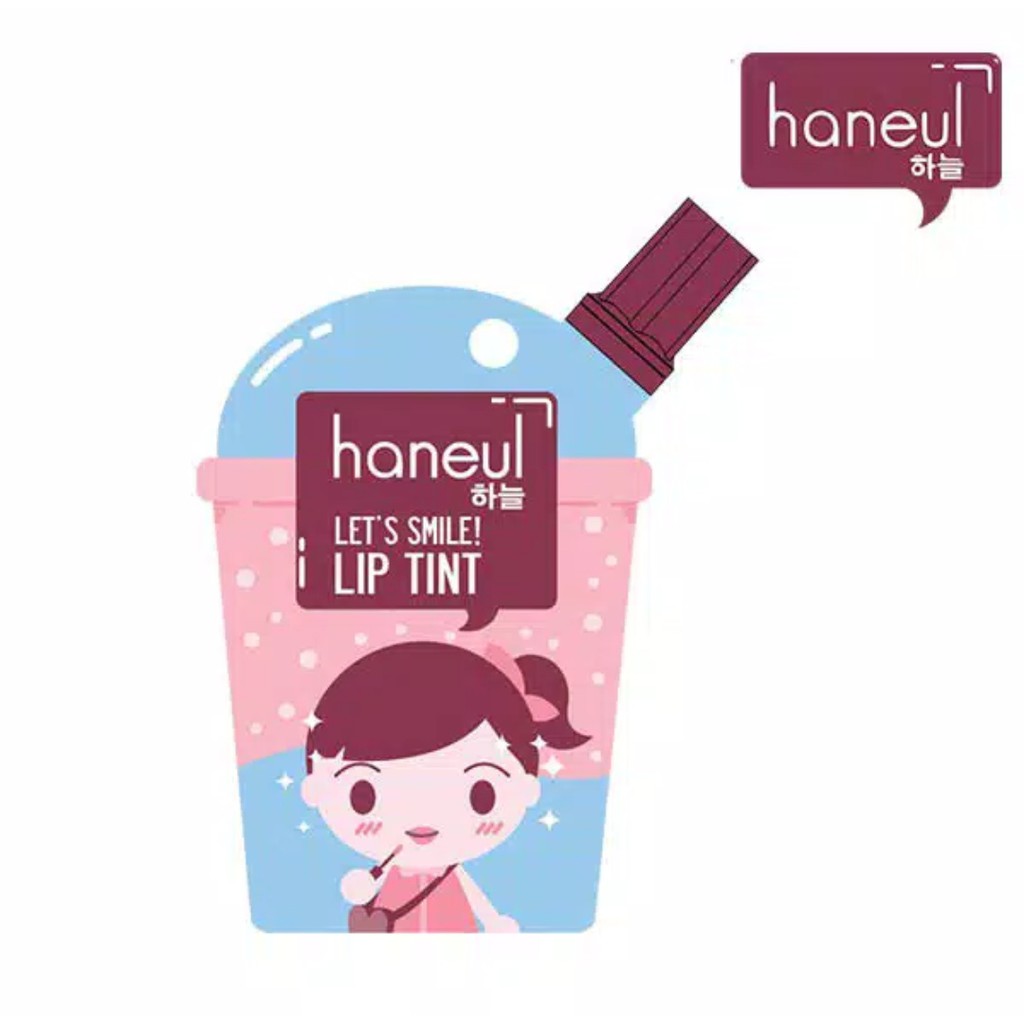 Haneul Let's smile Lip tint Korean Make up  / korea make up Sachet