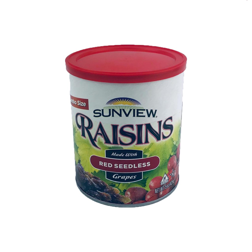 Sunview Raisins / Red Seedless / Grapes / Manisan / 425g