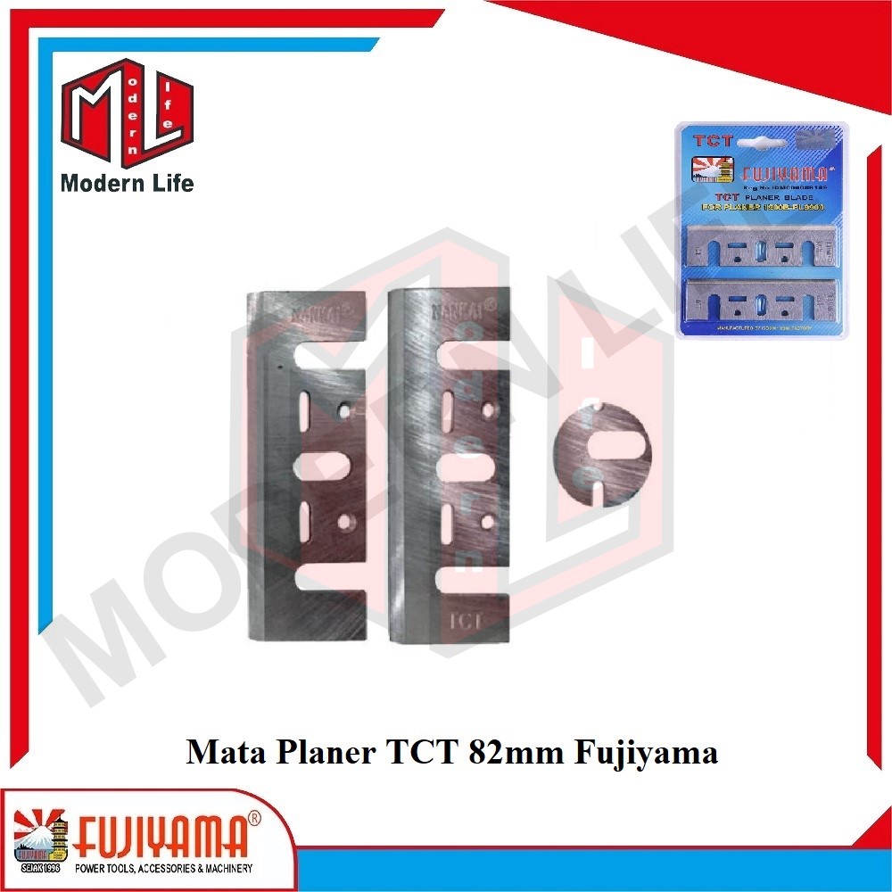 FUJIYAMA Mata Planer Blade TCT 82mm / Mata Serut Planer Kayu TCT 82mm