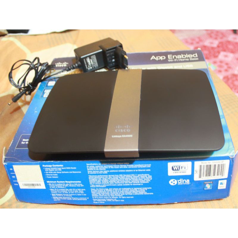 Linksys Ea4500 Dualband Gigabyte Router Openwrt Load balance Fail Over gabung 4 isp