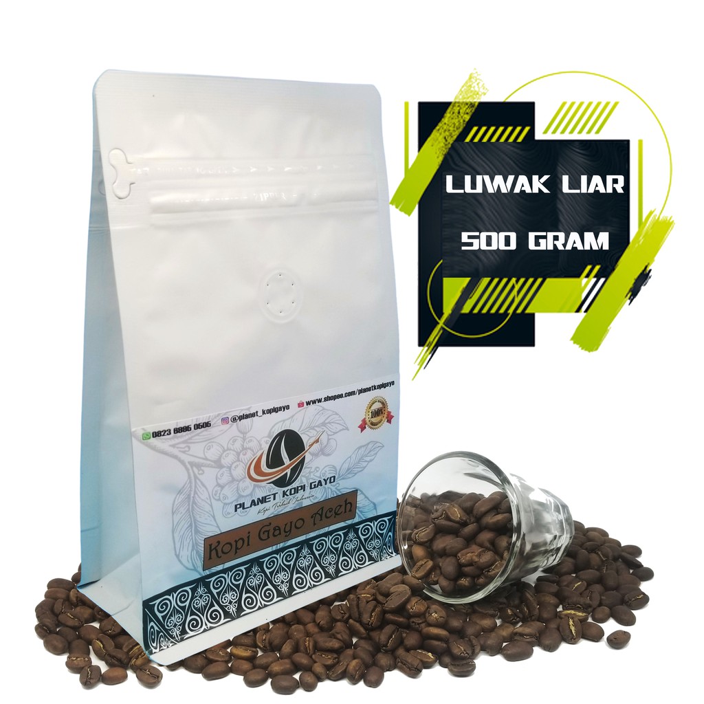 

BUBUK, ROASTED BEAN KOPI GAYO ACEH LUWAK LIAR 500 Gram