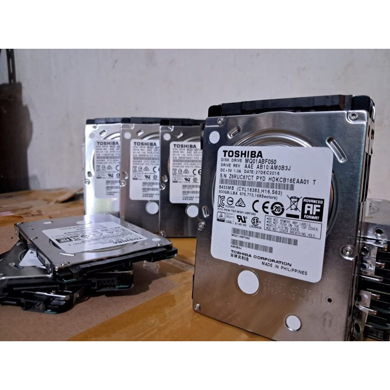 Hardisk Laptop 500GB SATA SLIM LIKE NEW BERGARANSI