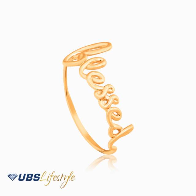 CINCIN EMAS UBS LINEA WISH LIMITED EDITION - BLESSED - 750 GOLD - CC70485