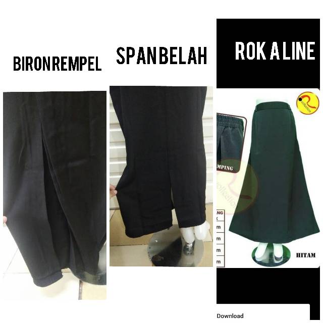 ROK SPAN PANJAMG ROK BIRON PANJANG ROK PANJANG KERJA /ROK KERJA WANITA/ROK PROMO/ROK SAM