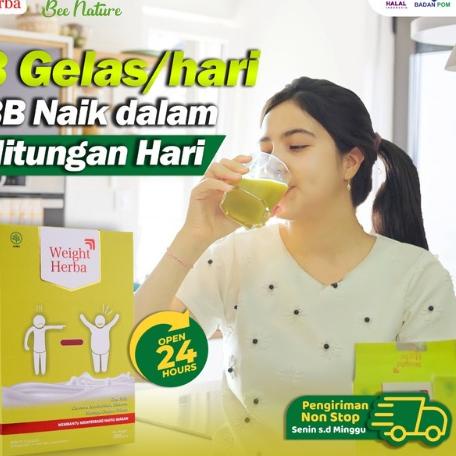 

New Weight Herba Susu Penambah Berat Badan Tanpa Gula Tanpa Olahraga Perlancar Saluran Pencernaan !