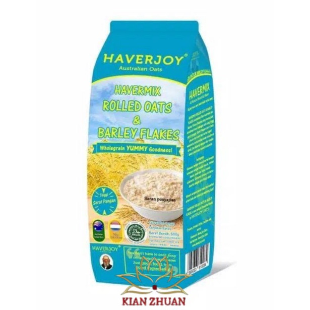 Haverjoy Havermout Rolled Out/Instant/Rolled Oat Barley Flakes