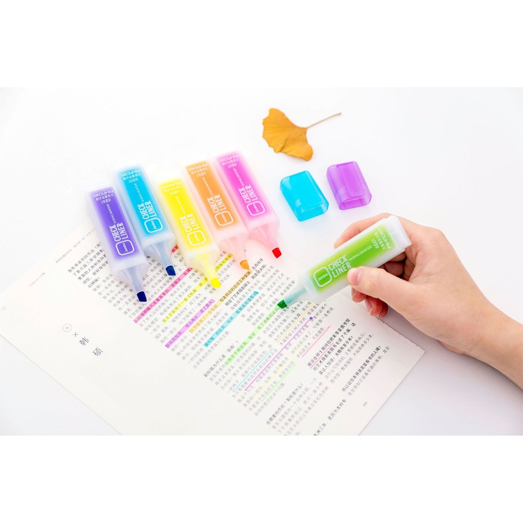 

Stabilo jelly boss check line neon