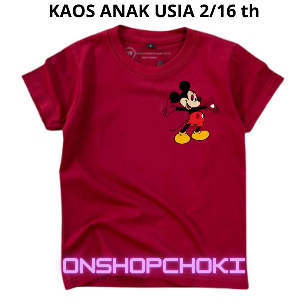 Kaos anak-anak cowok Cewek MEKY usia 2-16 Usia Kaos Oblong pakaian anak-anak