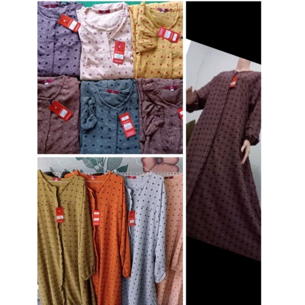 SALE gamis 3c crinkle uragiri