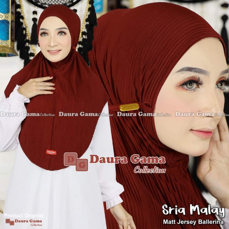Hijab Plisket Daura Gama