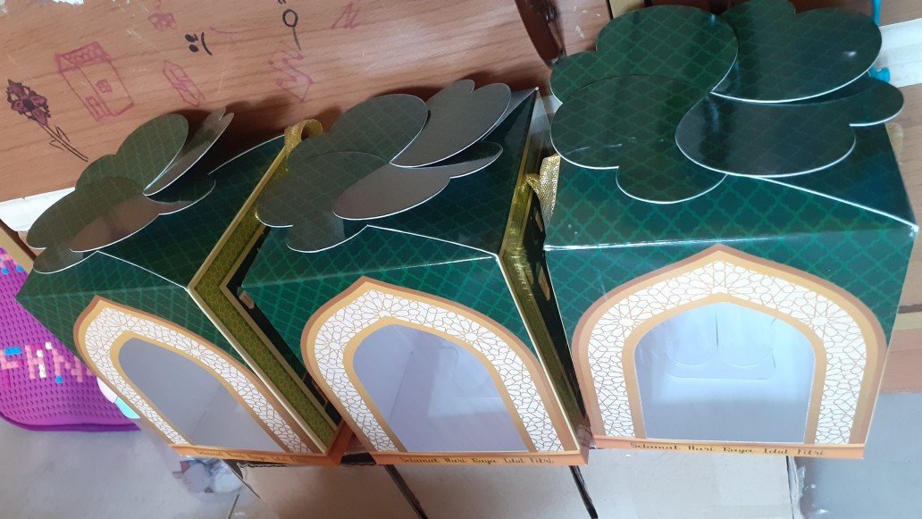 Dus Toples Kue Kering Toples Ukuran 350gr Edisi Lebaran (toples Isi 2)