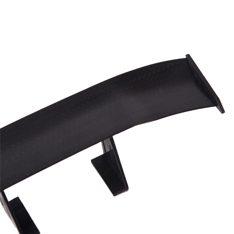 {LUCKID}Hot Universal Mini Spoiler Car Rear Tail Decoration Spoiler Wing Carbon Fiber