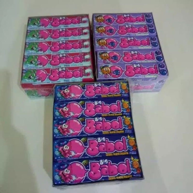 Big babol permen karet all varian 2x23gr